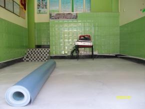 圭塘幼兒園PVC地板施工現場留影封面