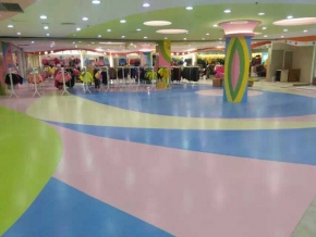 福建莆田商場PVC地膠工程封面