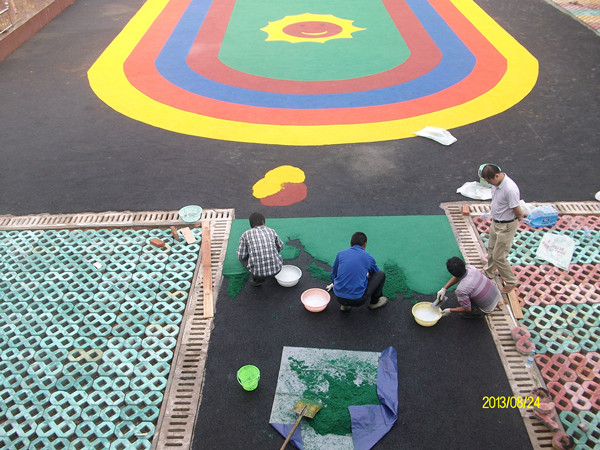 幼兒園室外塑膠跑道
