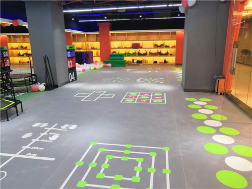 長沙RunningFit健身私教館紅星美凱龍店P(guān)VC地板工程案例展示封面