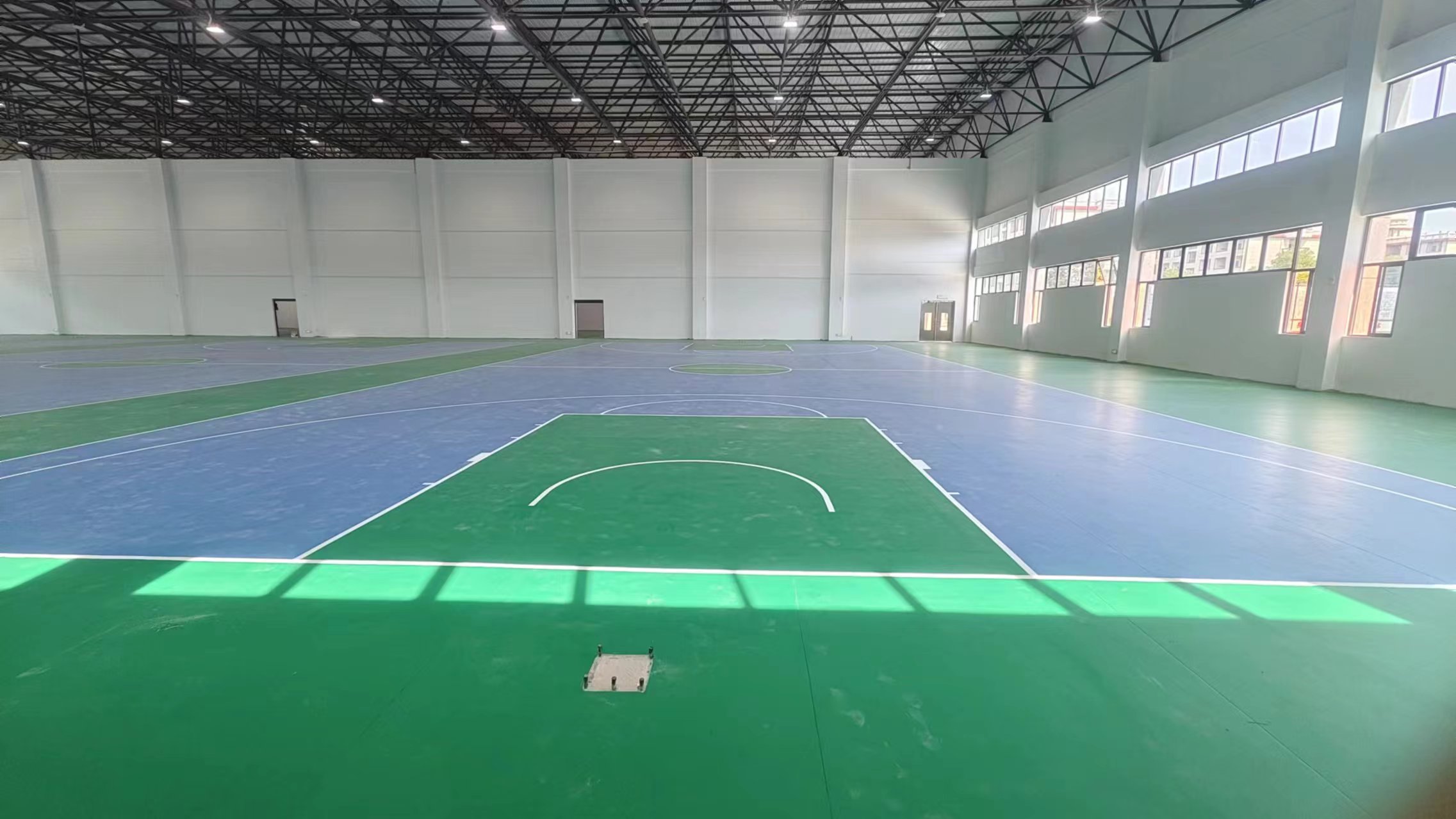 常德市湖南應用技術學院室內運動球館PVC地板工程案例展示封面